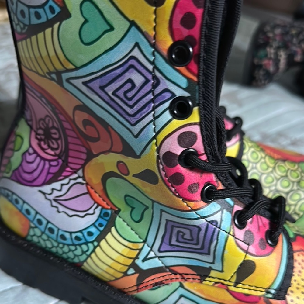 Colorful Women's Boots - Picture 4 of 6